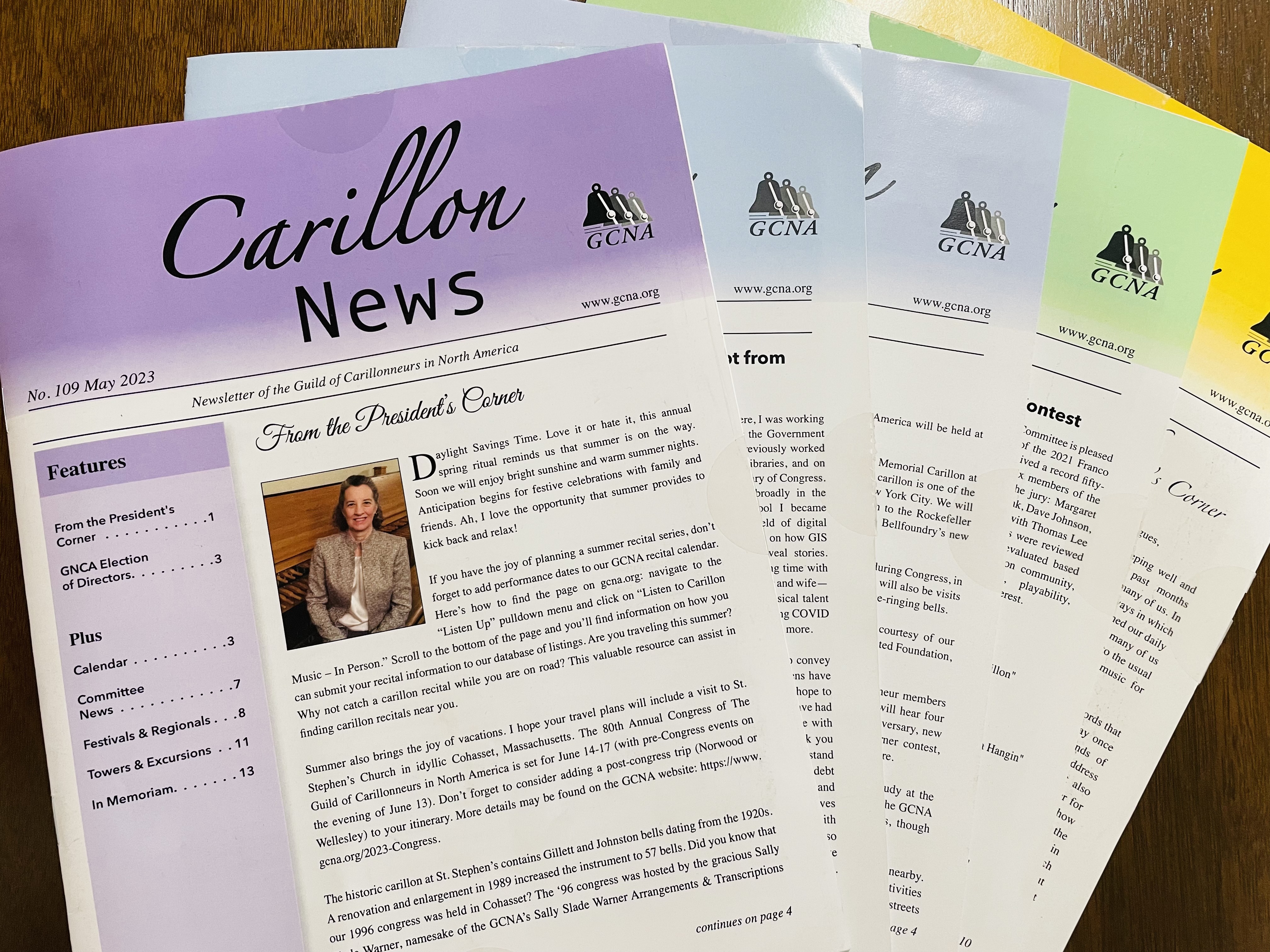 Printed Carillon News issues